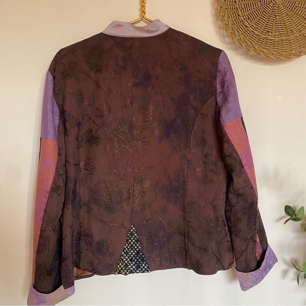 Chico's Design Mixed Patchwork Blazer Jacket - image 7